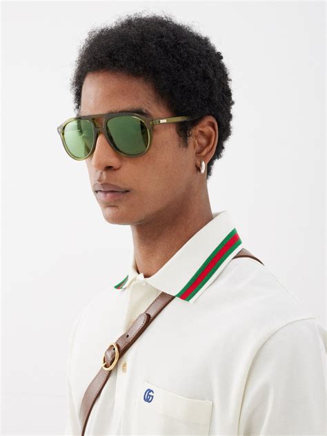 old school glasses aviator gucci|Gucci aviator prescription sunglasses.